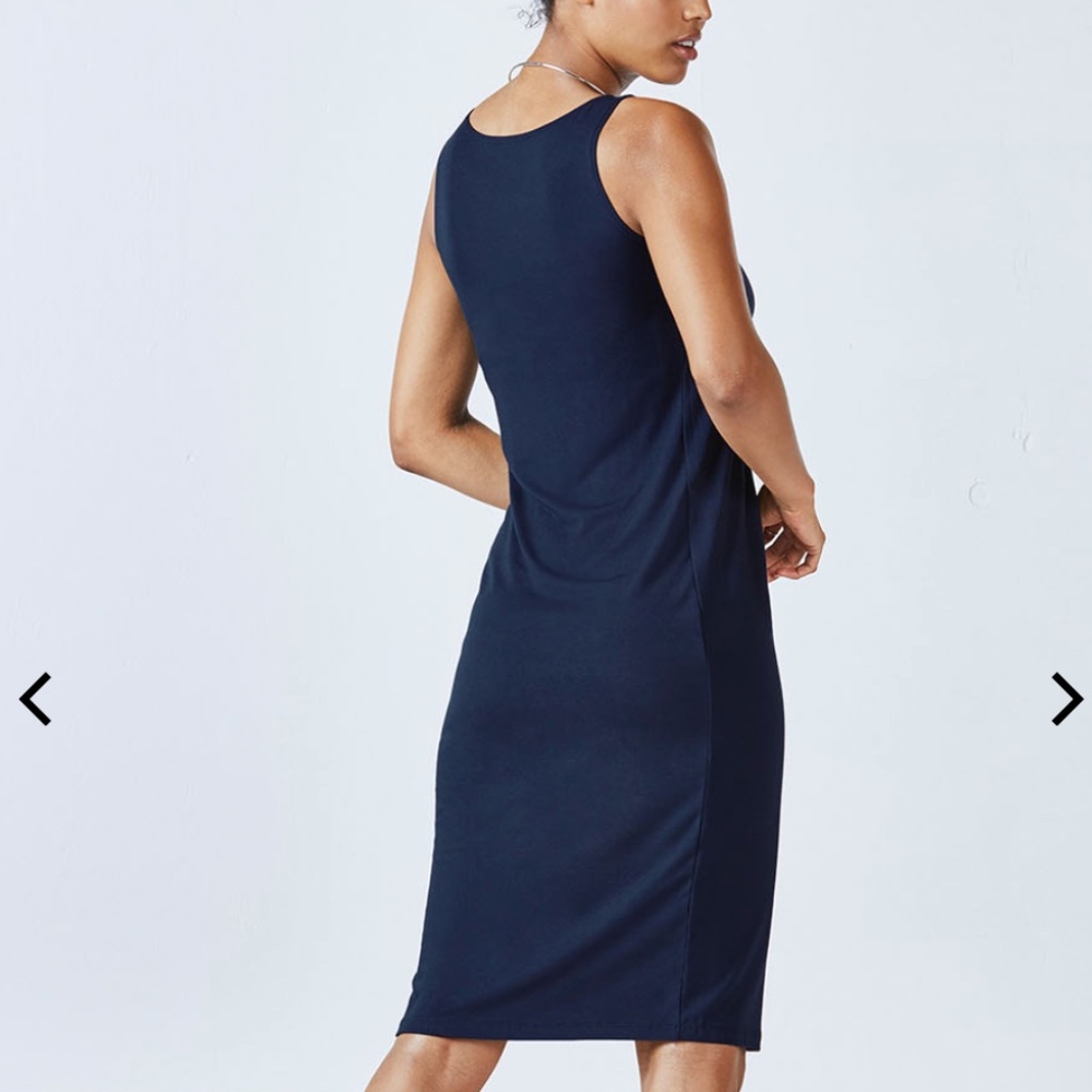 Fabletics Navy Blue Retta Midi Dress - Picture 5 of 7